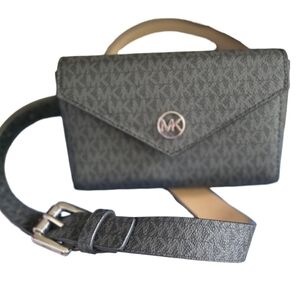 Belt Bag with Michael Kors Monogram Print